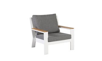Exotan Valerie loungestoel wit SALE |, Nieuw