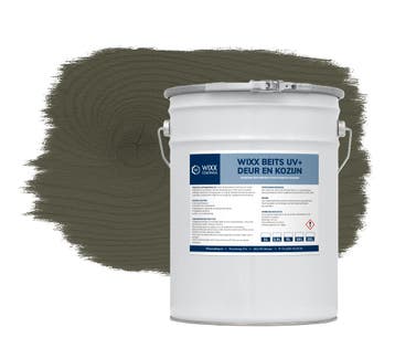 Wixx Deur en Kozijn Beits UV+ Grijs 10L, Doe-het-zelf en Bouw, Verf, Beits en Lak, Verzenden, Nieuw, Grijs