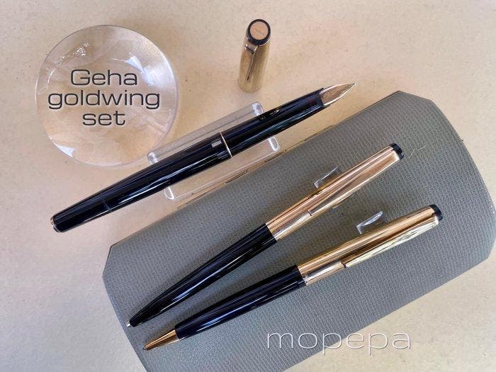 Geha - Goldwing set 3 - Pen, Collections, Stylos