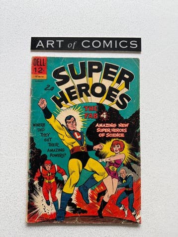 Super Heroes #1, #2, #3 - Origin and 1st appearance Fab 4 -, Boeken, Nieuw