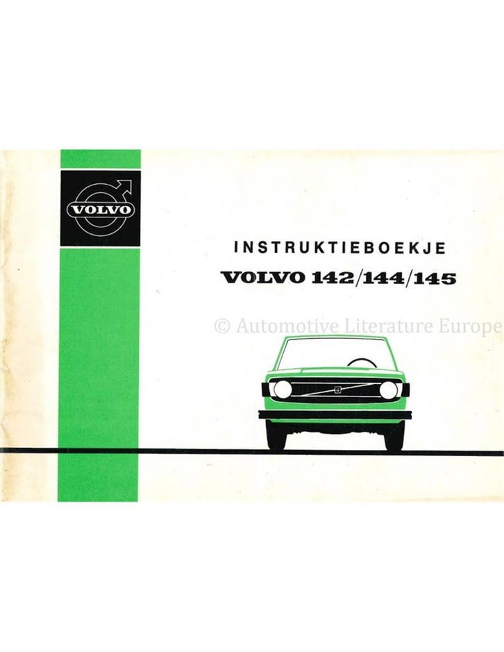 1973 VOLVO 142 | 144 | 145 INSTRUCTIEBOEKJE NEDERLANDS, Autos : Divers, Modes d'emploi & Notices d'utilisation