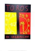 Pablo Picasso (after) - Toros en Vallauris 1955 - Serigraph