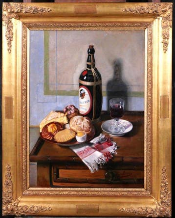 Emilio Aliaga Romagosa (1876–1944) - Still life with rum and