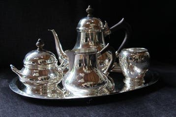 van Kempen & Begeer - Koffieservies (5) - Zilver, Antiek en Kunst