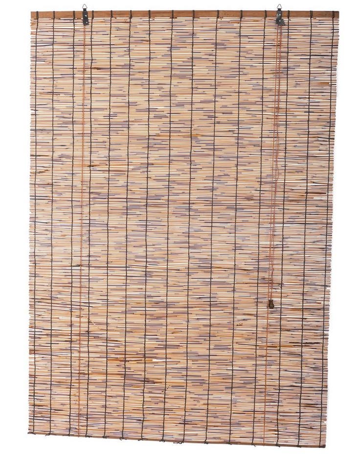 Rolgordijn donker riet 120 x 220 cm, Huis en Inrichting, Stoffering | Gordijnen en Lamellen, Verzenden
