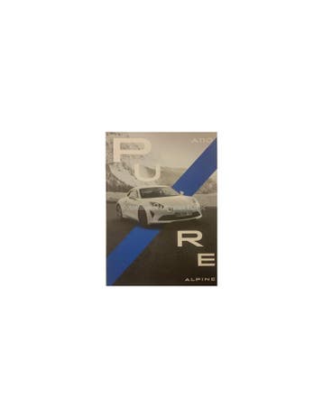 2018 ALPINE A110 PURE BROCHURE FRANS / ENGELS