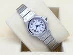 Cartier Santos Ref. 0906 Year 1985 (Box & Papers), Handtassen en Accessoires, Horloges | Dames, Overige merken, Staal, Polshorloge