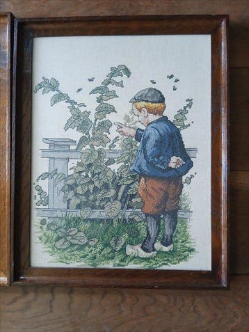 Broderie (2) - 47 cm - 36.5 cm - broderie Ot en Sien