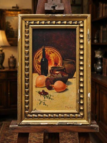 Francisco Gisbert Carbonell (1866-1901) - Bodegón con