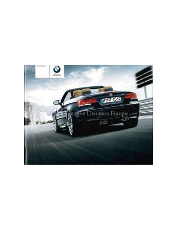 2008 BMW M3 CABRIOLET BROCHURE NEDERLANDS, Ophalen of Verzenden