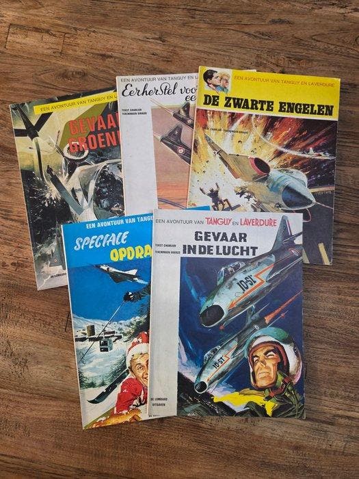 Tanguy en Laverdure - 45 Album - Diverse edities, Boeken, Stripverhalen