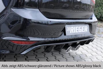 Rieger diffuser | geschikt voor VW Golf 7 VII R-Line 2013-20, Verzenden