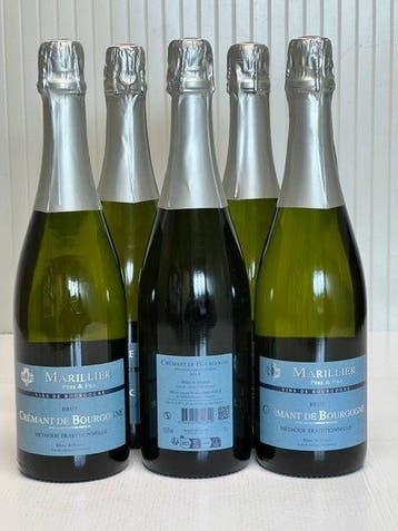 Marillier père & fils, Crémant Brut de Bourgogne. Blanc de, Nieuw