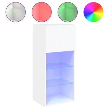 Tv-meubel LED 90cm | 54% korting | Retour deal, Huis en Inrichting, Minder dan 50 cm, Gebruikt, Verzenden, Glas