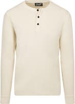 Superdry Trui Henley Textured Ecru maat Maat 52/54 (L) Heren, Kleding | Heren, Verzenden, Nieuw, Maat 52/54 (L), Superdry