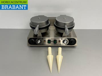 Gaufrier double en acier inoxydable avec minuterie sirop, Verzenden