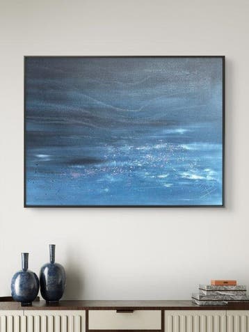 Luca Domiro - BEYOND THE QUIET - Large original painting