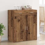 vidaXL Opbergkast met lade Oud hout 80 x 42,5 x 93,5 cm, Verzenden, Nieuw