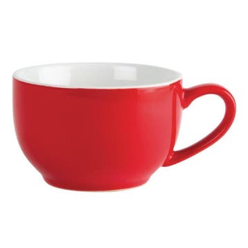 Koffiekopjes | CAFÉ | Keramiek | Rood | 23cl | 12 Stuks |, Verzenden, Nieuw in verpakking
