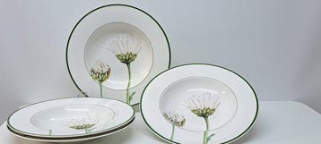 Villeroy & Boch - Bord (4) - Flora - Fijn porselein - Als