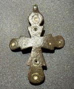 Middeleeuwen, kruisvaardersperiode Brons Zeldzaam type kruis