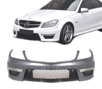 PARE CHOCS FRONTAL MERCEDES CLASSE C W204 11-14 LOOK AMG C63, Autos : Pièces & Accessoires, Verzenden