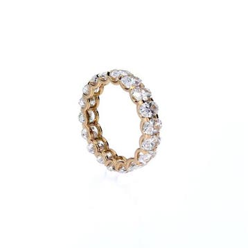 Zonder minimumprijs - Ring - 14 karaat Geel goud - 5.04ct.