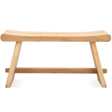 Bankje | Hout | Indoor | 900x300x450(h)mm E.R.S., Verzenden