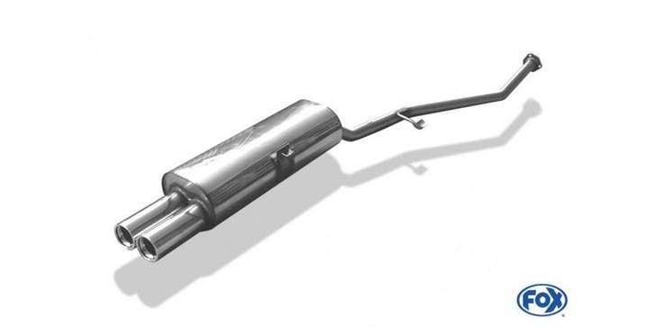 FOX BMW E30 316i/ 318i tot 9/87` half systeem van cat met 3, Autos : Pièces & Accessoires, Systèmes d'échappement, Envoi