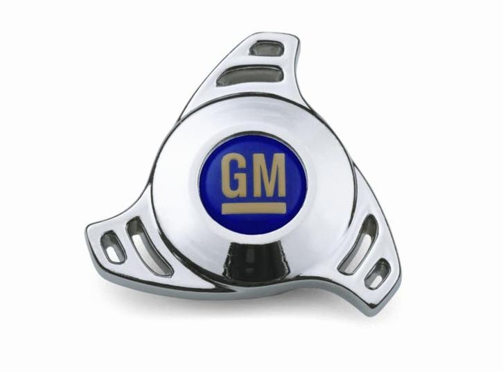 Wing Nut, Steel, Chrome, GM Logo, 1/ 4-20 in. Thread, Autos : Pièces & Accessoires, Filtres, Enlèvement ou Envoi
