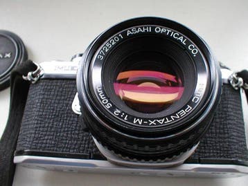 Asahi Pentax ME met Pentax-M 50mm F/2 lens Appareil photo, Nieuw