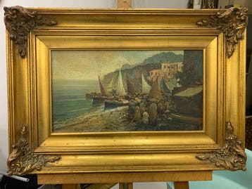 Italiaanse school (XX) - Paesaggio marino