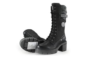 Mustang Snowboots in maat 37 Zwart, Verzenden, Zwart, Snowboots, Zo goed als nieuw
