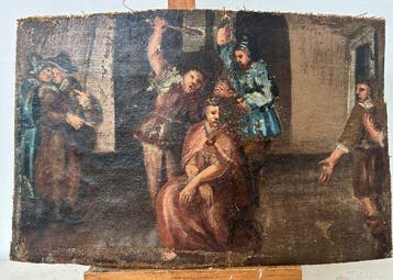 Italiaanse school (XVII) - Incoronazione di spine – Cristo