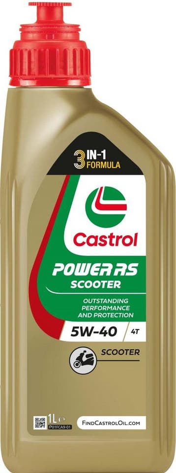 Castrol Power RS Scooter 4T 5W40 1 Liter, Ophalen of Verzenden