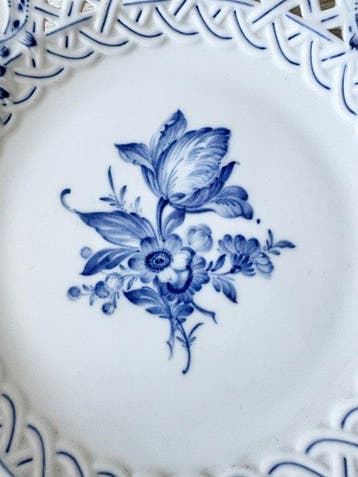 Meissen - Plat - Porcelaine - 1. choix