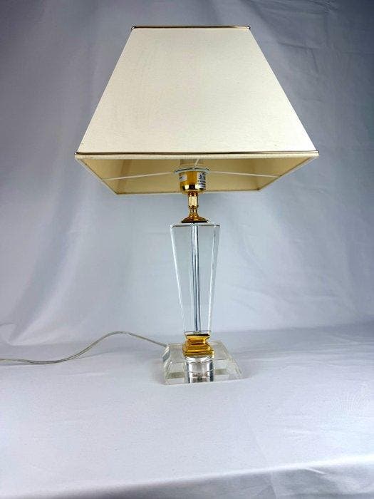 Preciosa - Tafellamp - Kristal, Verguld - Boheems kristal /, Antiek en Kunst, Curiosa en Brocante