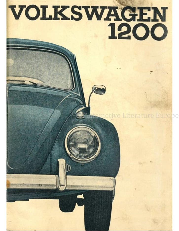 1963 VOLKSWAGEN KEVER 1200 INSTRUCTIEBOEK NEDERLANDS, Autos : Divers, Modes d'emploi & Notices d'utilisation