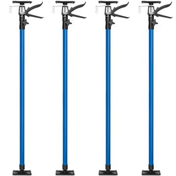tectake 4 plafondsteunen 115-290cm - blauw, Verzenden, Nieuw