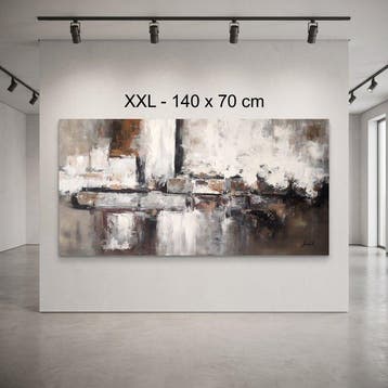 Monika Spiewak - Abstract - Oil Painting Stretched On The