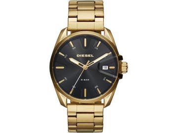 Diesel Ms9 - Heren horloge - 44 mm, Handtassen en Accessoires, Verzenden, Zo goed als nieuw