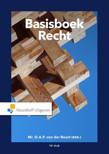 Basisboek Recht 9789001899684 O.A.P. van der Roest, Verzenden, Zo goed als nieuw, O.A.P. van der Roest