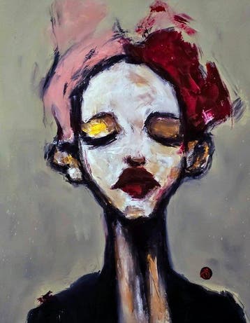 Arvydas Gaiciunas (Retne) - Ske N-1 (XL) — Contemporary, Antiek en Kunst, Kunst | Schilderijen | Modern
