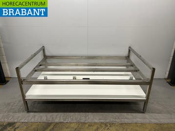 Chariot en acier inoxydable pour léquipement 208 x 128 x 85, Verzenden