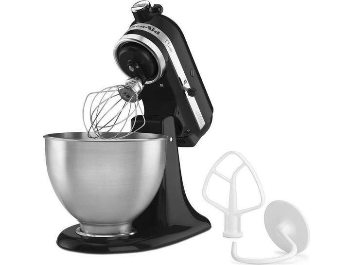 KitchenAid K45SSEOB - Keukenmachine - 10 snelheden - zwart, Elektronische apparatuur, Keukenmixers, Nieuw, Verzenden