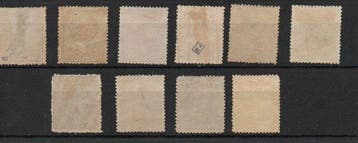 Espagne 1879 - Timbres Espagne année 1879 EDIFIL 200/209* en