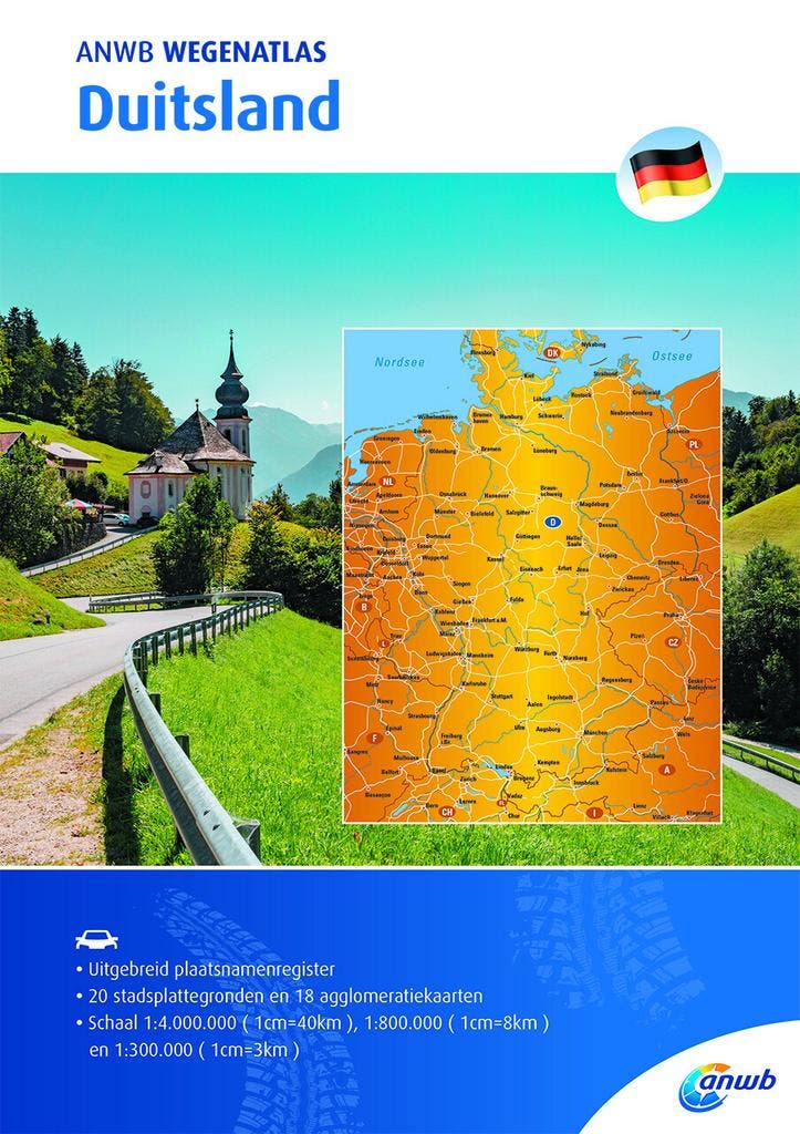 Duitsland - ANWB wegenatlas 9789018043063 ANWB, Boeken, Reisgidsen, Gelezen, Verzenden