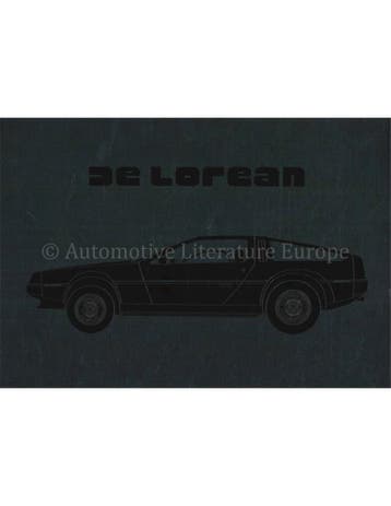 1981 DELOREAN DMC-12 BROCHURE ENGELS, Nieuw
