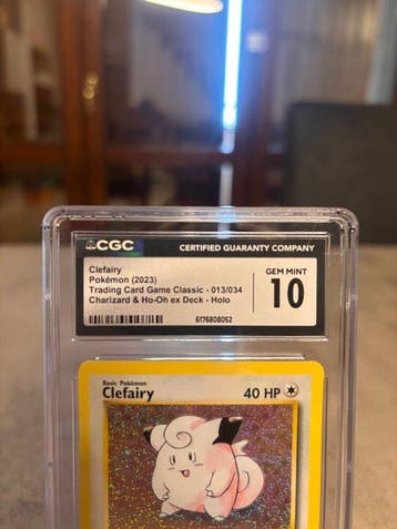 Pokémon - 1 Graded card - Clefairy 013/034 Foil, Holo - CGC, Nieuw