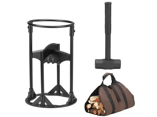 Veiling - Splijtboor voor aanmaakhout - houtkloofmachine, Tuin en Terras, Hand-tuingereedschap